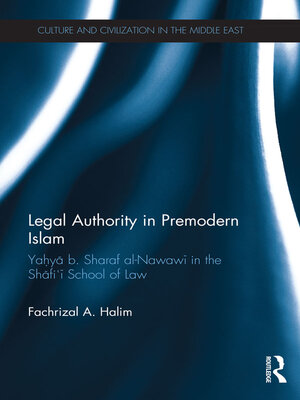 cover image of Legal Authority in Premodern Islam